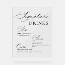 Elegante minimalistische Signature Cocktail Mimosa