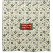 Elegante minimalistische  sneeuwvlokken gordijn (Voorkant)