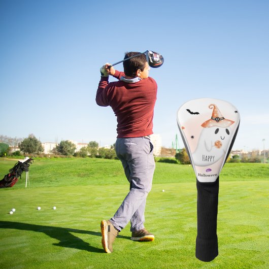 Elegante minimalistische Snoopy: Happy Halloween P Golfheadcover