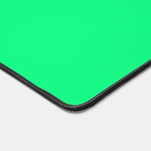 Elegante minimalistische Solid Neon Spring Green k Bureaumat (Hoek)