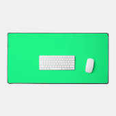Elegante minimalistische Solid Neon Spring Green k Bureaumat (Keyboard & Muis)