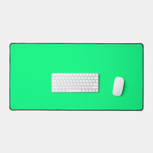 Elegante minimalistische Solid Neon Spring Green k Bureaumat (Keyboard & Muis)