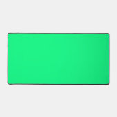 Elegante minimalistische Solid Neon Spring Green k Bureaumat (Voorkant)