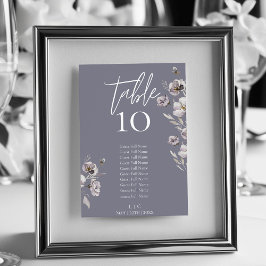 Elegante minimalistische sombere grijze waterverf  kaart