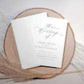 Elegante minimalistische Sophisticated tijdloze br Kaart