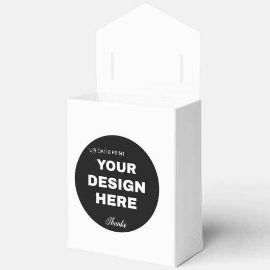 Elegante, Minimalistische & Strakke Zwarte QR Code Bedankdoosjes (Open)