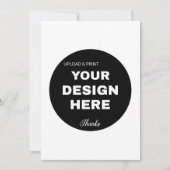 Elegante, Minimalistische & Strakke Zwarte QR Code Save The Date (Voorkant)