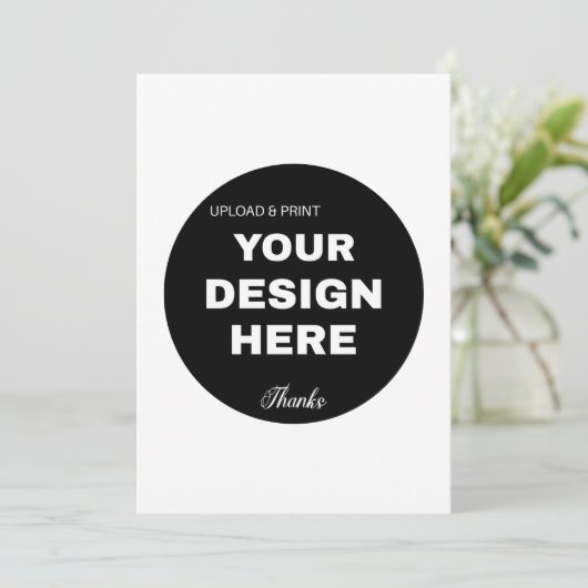Elegante, Minimalistische & Strakke Zwarte QR Code Save The Date (Staand voorkant)