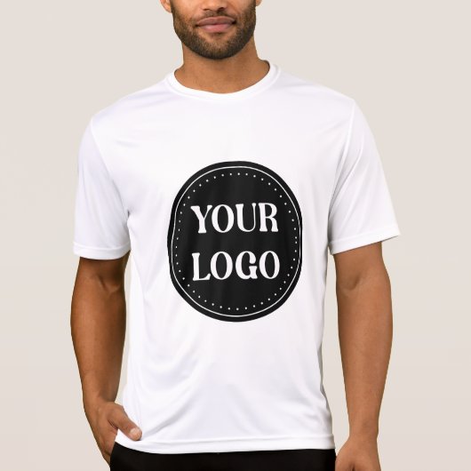 Elegante, minimalistische & strakke zwarte QR-code T-shirt (Voorkant)