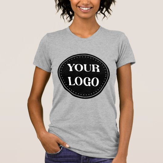 Elegante, minimalistische & strakke zwarte QR-code T-shirt (Voorkant)