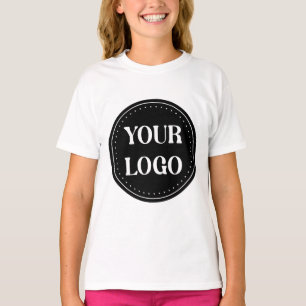 Elegante, minimalistische & strakke zwarte QR-code T-shirt