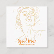 Elegante minimalistische tekening oorbel display (