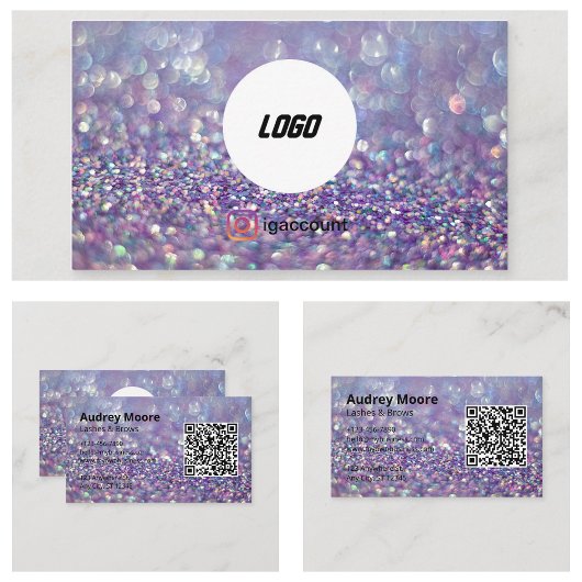 Elegante minimalistische trendy moderne Logo Visitekaartje