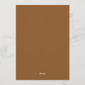 Elegante Minimalistische Trouwuitnodiging | Modern Kaart (Achterkant)