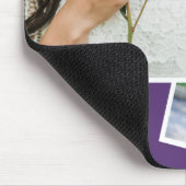 Elegante minimalistische twee foto Afstuderen Afst Muismat (Hoek)