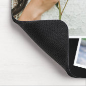 Elegante minimalistische twee foto Afstuderen Afst Muismat (Hoek)