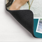 Elegante minimalistische twee foto Afstuderen Afst Muismat (Hoek)