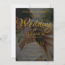 Elegante, minimalistische uitnodiging voor een zom