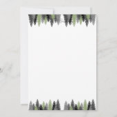 Elegante minimalistische verjaardag uitnodiging (Achterkant)