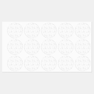Elegante Minimalistische Voorraad Waterdichte Labe Labels