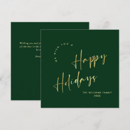 Elegante minimalistische vrolijke kerst moderne gr feestdagenkaart