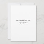 Elegante minimalistische vrolijke kerst V foto (Achterkant)