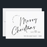Elegante minimalistische vrolijke kerstgroet feestdagenkaart<br><div class="desc">Neem gerust contact met me op als je hulp nodig hebt of een nieuw item. Ik reageer snel.</div>