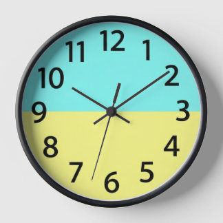 Elegante minimalistische wandklok