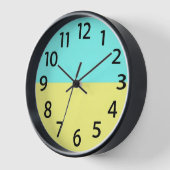 Elegante minimalistische wandklok (Hoek)