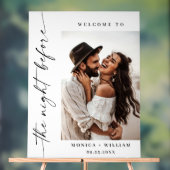 Elegante minimalistische WELKOM repetitie dinerfot Acryl Bord (Neutraal)