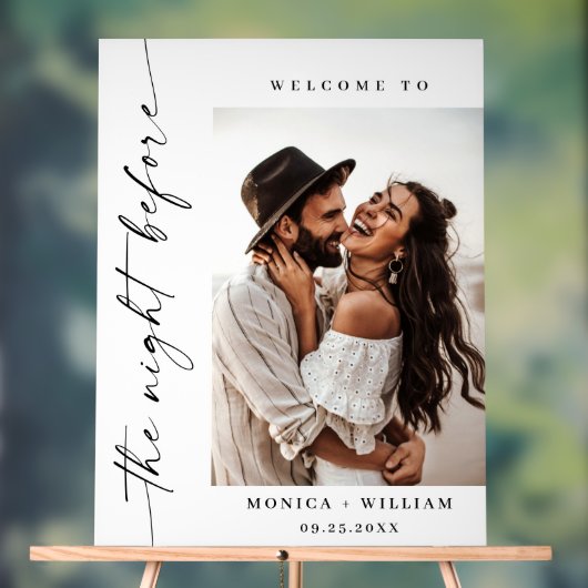 Elegante minimalistische WELKOM repetitie dinerfot Acryl Bord (Neutraal)