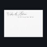 Elegante minimalistische wensen & advies Kaarten<br><div class="desc">Dit elegante ontwerp heeft een scriptkop in elke kleur en uw aangepaste tekst. Voeg jouw tekst toe via het sjabloon formulier. Selecteer de optie die u verder wilt aanpassen om tekststijlen en kleuren te wijzigen.</div>