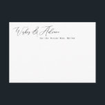 Elegante minimalistische wensen & advies Kaarten<br><div class="desc">Dit elegante ontwerp heeft een scriptkop in elke kleur en uw aangepaste tekst. Voeg jouw tekst toe via het sjabloon formulier. Selecteer de optie die u verder wilt aanpassen om tekststijlen en kleuren te wijzigen.</div>