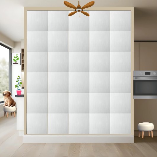 Elegante minimalistische witte houtnerf tegeltje