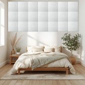 Elegante minimalistische witte houtnerf tegeltje