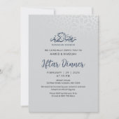 Elegante Minimalistische Witte Ramadan Iftar-diner Kaart (Voorkant)