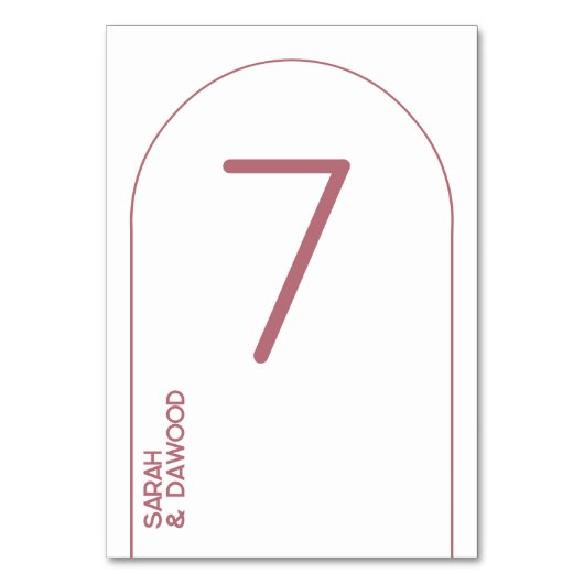 Elegante minimalistische witte rose gouden moslim kaart (Voorkant)