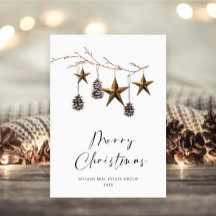 Elegante Minimalistische Zakelijke Kerstgroet