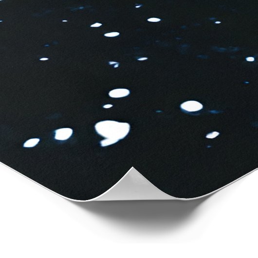 Elegante minimalistische zen kraanvlucht poster (Hoek)