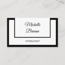 Elegante minimalistische zwart-wit