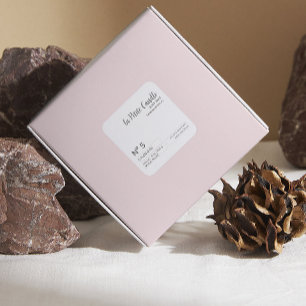 Elegante minimalistische zwart-witte sticker