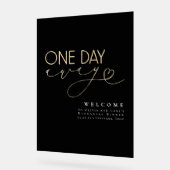 Elegante minimalistische zwarte repetitie diner we acryl bord (Hoek)