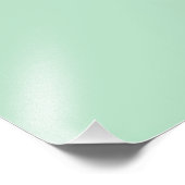 Elegante Mint Green Poster Print (Hoek)
