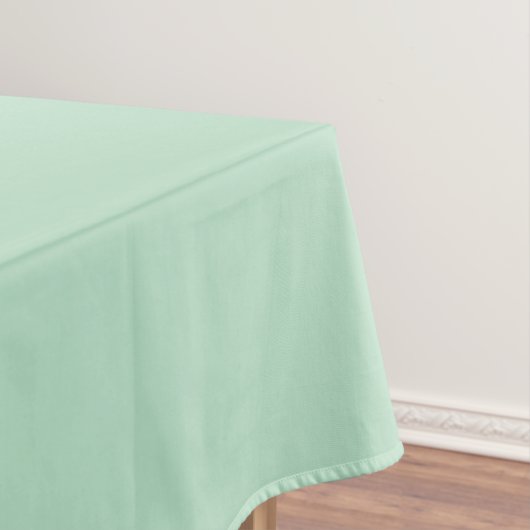 Elegante Mint Green tafelkleed voor elke gelegenhe (Voorbeeld)