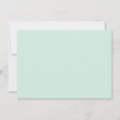 Elegante Mint Groen & Goud Kalender Foto Huwelijk Save The Date (Achterkant)