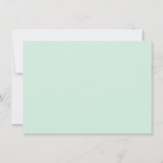 Elegante Mint Groen & Goud Kalender Foto Huwelijk Save The Date (Achterkant)