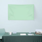 Elegante Mintgroene Evenementbanner Spandoek (Beurs)