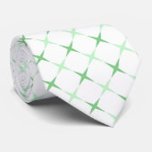 Elegante mintgroene geometrische ster das (Opgerold)