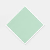 Elegante mintgroene papieren servetten – 3-laags (Hoek)