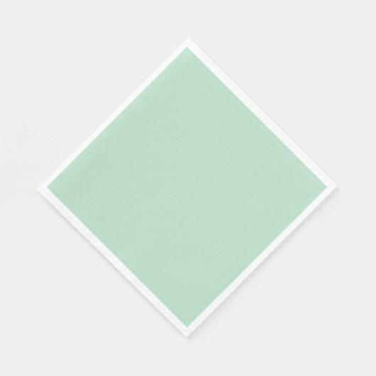 Elegante mintgroene papieren servetten – 3-laags (Hoek)